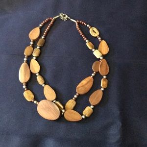 Wood necklace